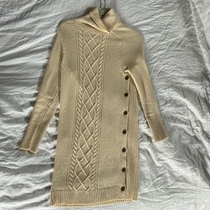 J Crew cable knit sweater dress - XS